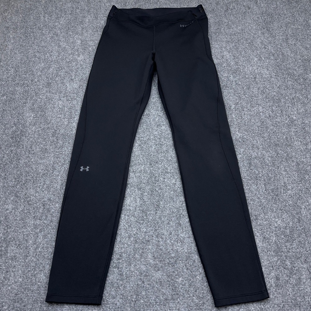 Under Armour Leggings Womens S Black ColdGear Base 4.0 Thermal Fitted Base Layer